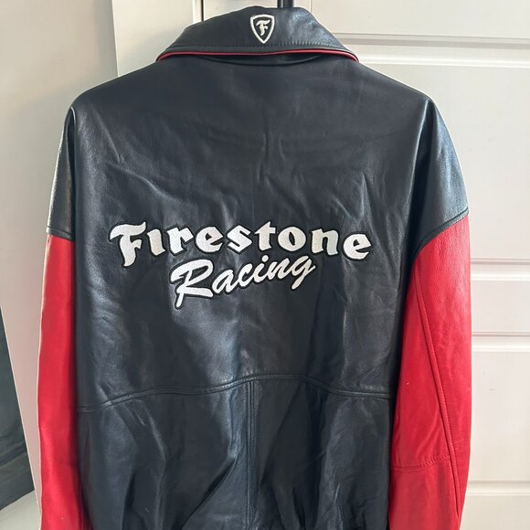 FIRESTONE RACING LIMITED EDITION Other - FIRESTONE RACING WORLD CHAMPIONS LIMITED EDITION 87 LEATHER JACKET - Size Large